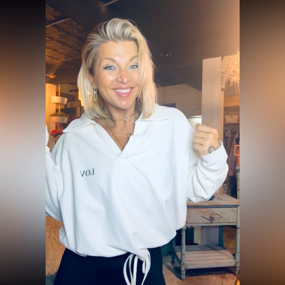 Ribbed Lov Top - image 1